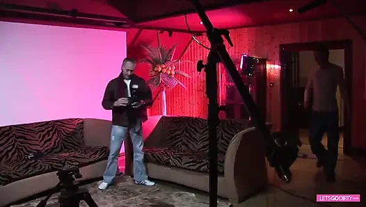 Gangbang anal for the horny big ass and hairy pussy MILF