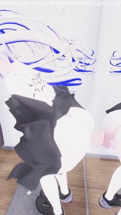 Moment de masturbare de la "Drăguța Gamer Girl Hentai Gamer Japonez Joc Secret Flasher Manaka"