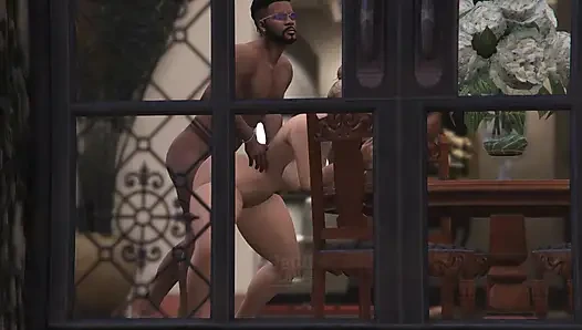 GTA 5 Franklin and Amanda Full 35 min Movie - Michael's House Affair (Compilation)