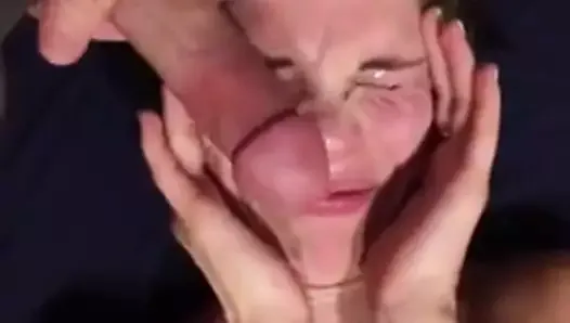 Amateur cutie gets fucked and gets a maybe unwanted facial