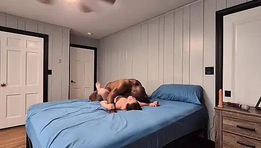 Cuckolding Wife Barebacks BBC Fan and Gets Creampied