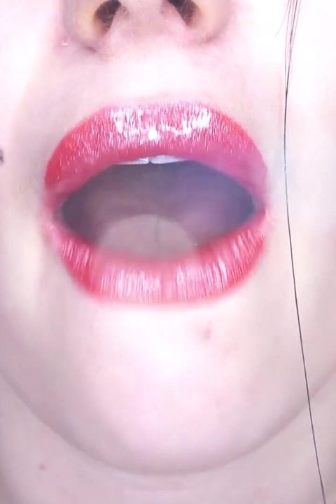 Snuiven voor mijn grote rode lippen + aftellen met snuiven bij elke telling