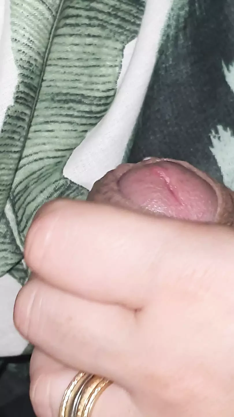 Step with big erection get a handjob treat from step mom