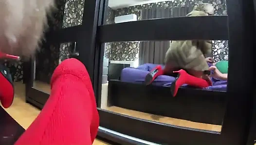 Patronun hediyesi derin sakso, kürk manto oyunu ve vücuduma boşalma