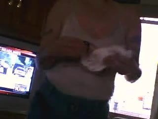 cum slut chris showing her big tits