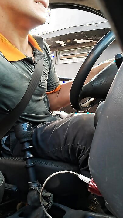 Driving and masturbating