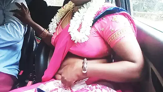 Telugu dirty talks, car sex, sexy saree aunty sex with auto driver. Part 1