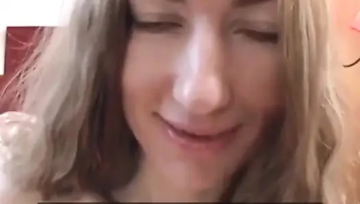 Naughty French Teen Likes Using Her Feet to Wank Cock