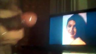 Masturbation devant l&#39;actrice indienne Aarthi Agarwal