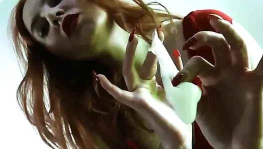 Feeding my cum slut hubby on Valentine 's day