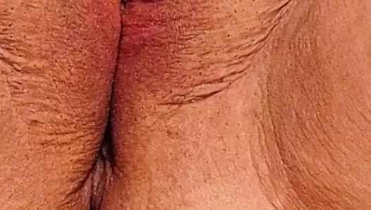 Full orgasm up close