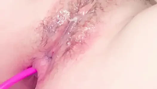 My pussy is still tight and wet, nice to lick