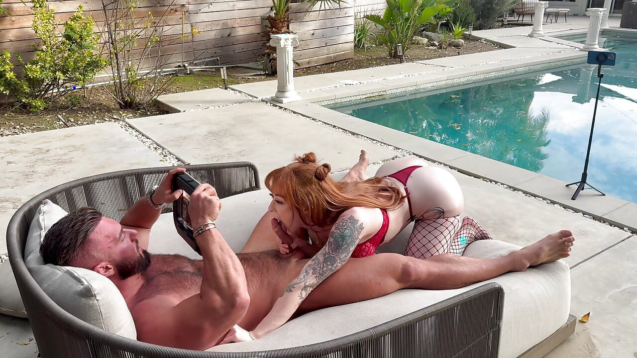 Bts 1 - kåt vit tjej Riley Röd borrad på min POV