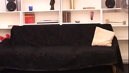 Tante rambut pirang ngentot memek, orgasme di mulut