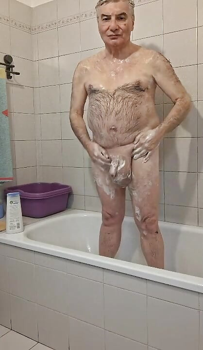 my dick in the shower