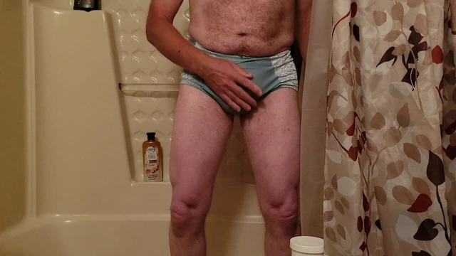 Wetting my Bali double support panties