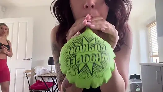 Verstreichte whoopee-polsterung