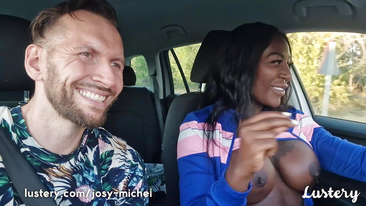 Vi skal på roadtrip gjennom Spania. Beste side av veien blowjob!!
