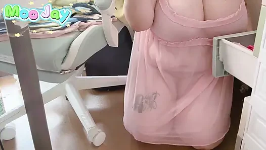 POV Roleplay: Stepsister knows you're peeking at her ass and big tits