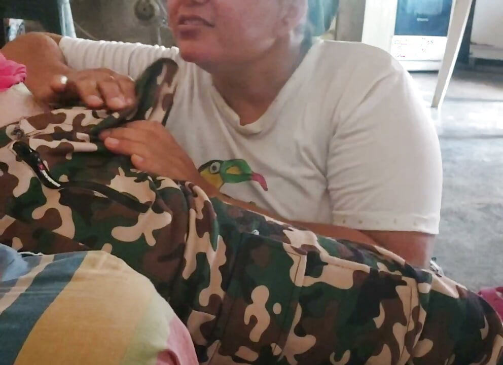 sucking a soldier's dick