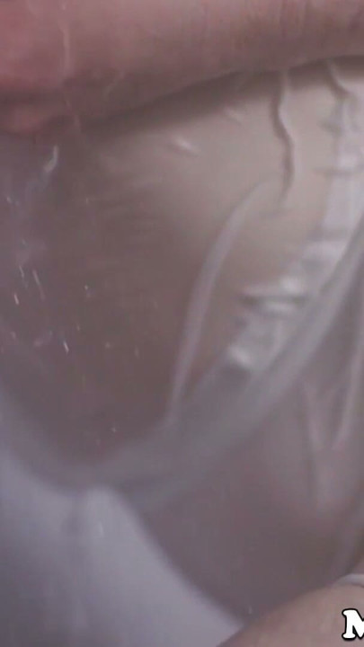 Adorable Mormon babes licking and kissing while showering | Clip 1