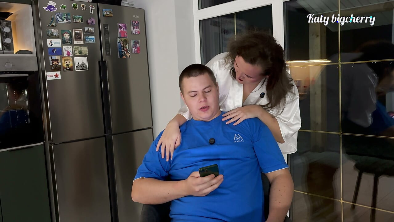 The stepmother gave her stepson a special massage on the occasion of coming of age