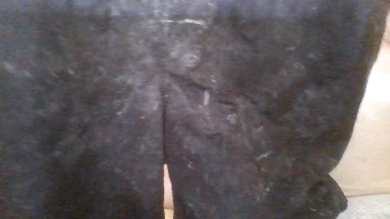 Wank with cum rag