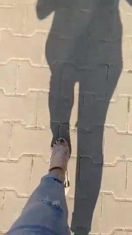 walk in high heels
