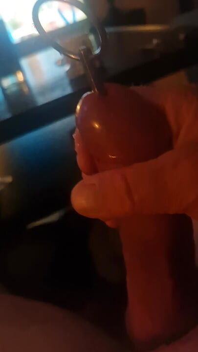 Sounding My cock