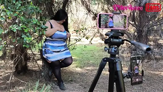 Ormanda orta yaşlı seksi iri güzel kadın rq - hayranlar için video faphouse