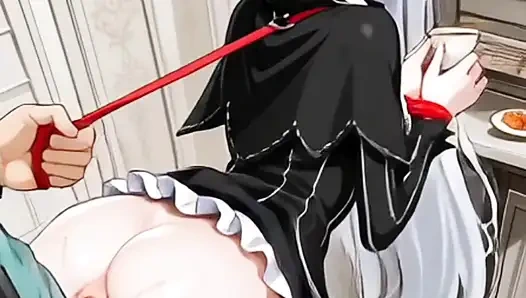 Хентай аниме - мой друг снимает на видео мою жену, пока они занимаются хардкорным сексом