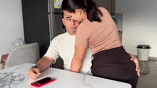 STEPSISTER WANTS SEX IN THE KITCHEN