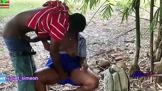 Julietsimeon the Girl, Was Fucked by a Farmer in the Bush.