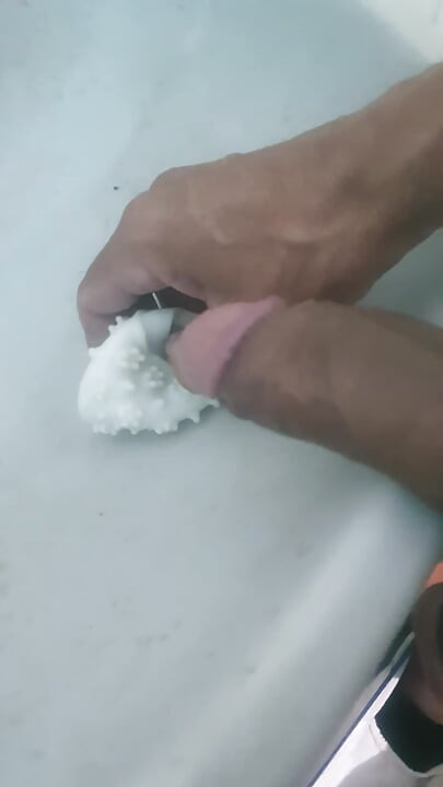 Naughty manual masturbation