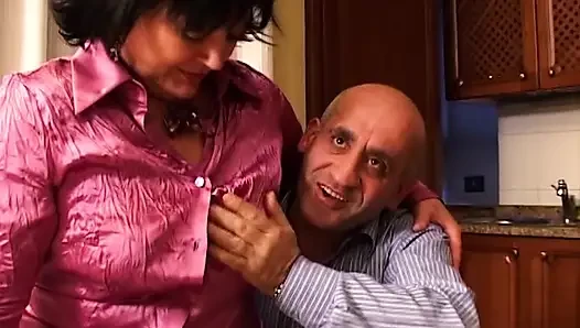 Horny MILF Gets Fingered and Fucked in Kitchen Romp