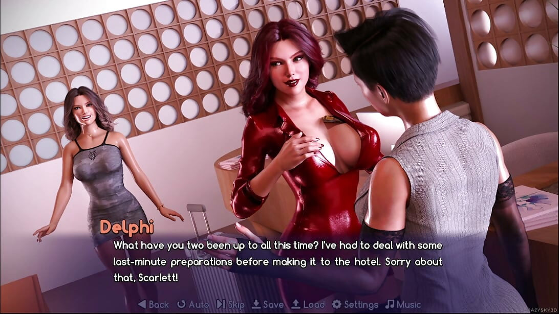 Sky Resort Gameplay 8. rész - A szexuális vágyak eluralkodnak rajta, a transz Selena maszturbál Scarletnek