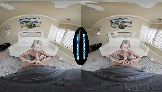 LETHAL HARDCORE VR - süße, neu geborene spinnerin EMMA ROSE rebounds auf deinen schwanz