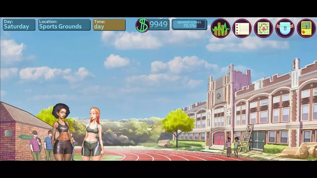Taffy Tales v0.95.7 Part 87 Gym Touching! By LoveSkySan69