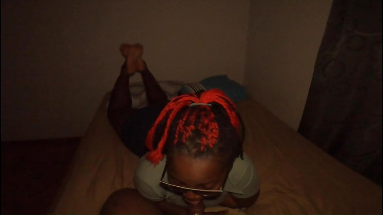 Black Girl In Glasses Taking Care Of U Intense Eye Contact Listen To My Spit Heavy I'm Best When My Mouth Is Stuff - Mastermeat1