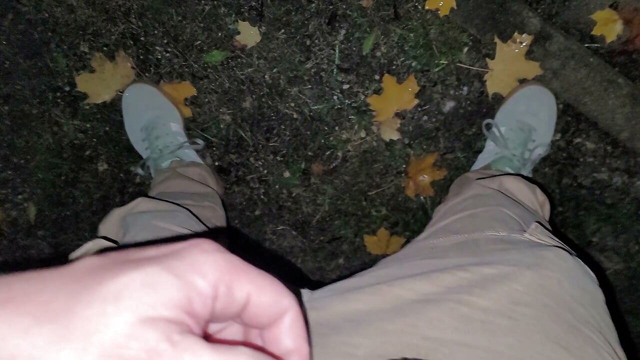 Piss on the parking lot!