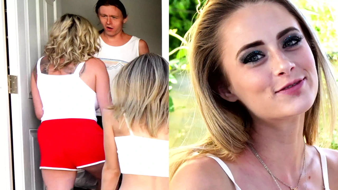 荡妇点播！下载以Kyler Quinn和Katie Kinz为特色的Doormash应用程序