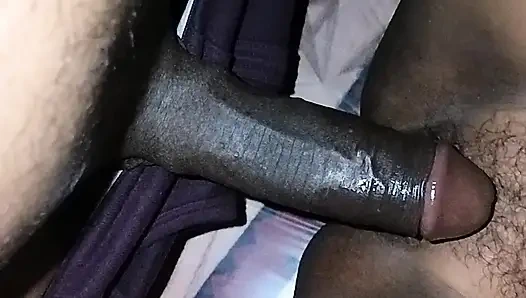 I am fucking a thin sister-in-law in a new room for the first time with a 15-inch cock.