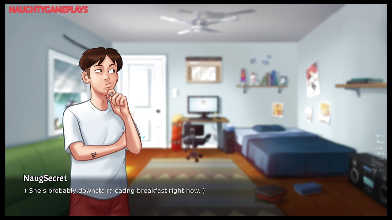 Namorada colega de quarto dá um homem pervertido com tesão um bom orgasmo com pau enorme - saga de verão por darkcookie