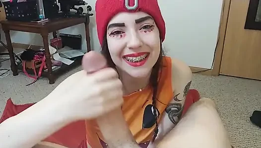 Bundel femdom wajah kawat gigi
