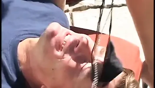 Asian MILF Ava Devine sucking and riding dick on the poolside
