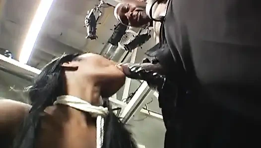 Black Slut Has an Interracial Foursome with Three Well Endowed Guys