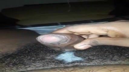 Masturbating...