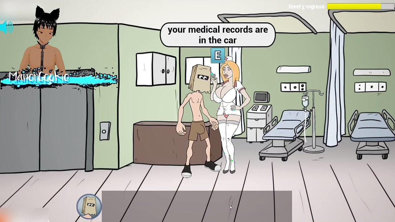 Fuckerman Hospital - Time for my checkup and to see some sexy nurses with big asses and tits!