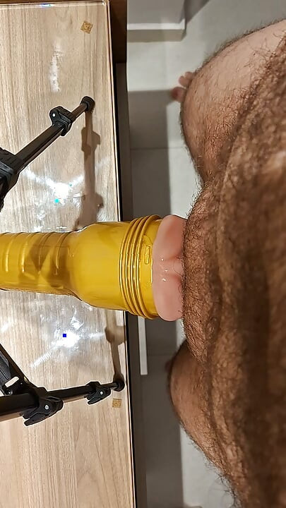 Fucking Fleshlight for first time after 2 weeks without jerking off P2