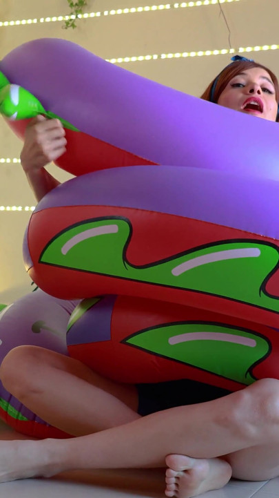 I Am the Prey of a Giant Inflatable Snake